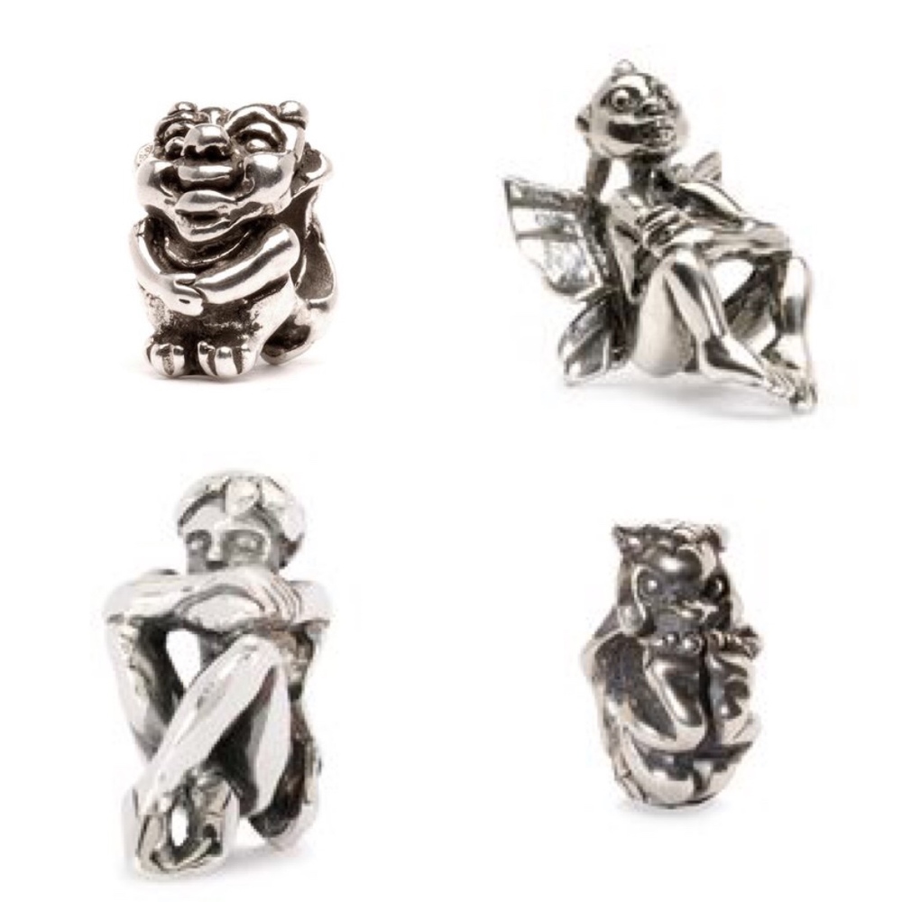 Silver Trollbeads Fairy-Rolling Troll-Freedom-Elf